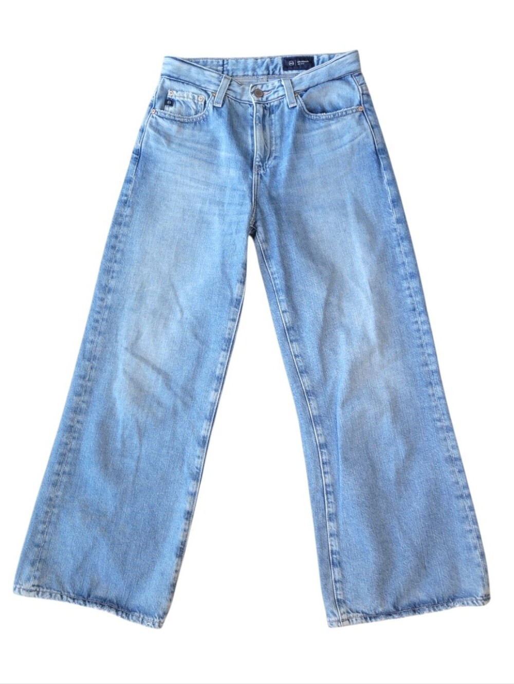 AG Adriano Goldschmied Saige Wide Leg Crop Jeans Size 25